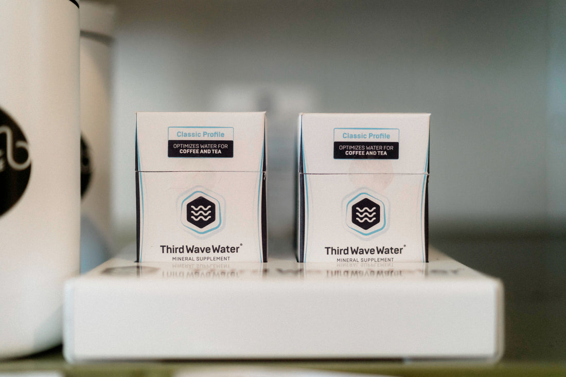 Third Wave Water from Florin Coffee. Makes the ideal water for brewing coffee.